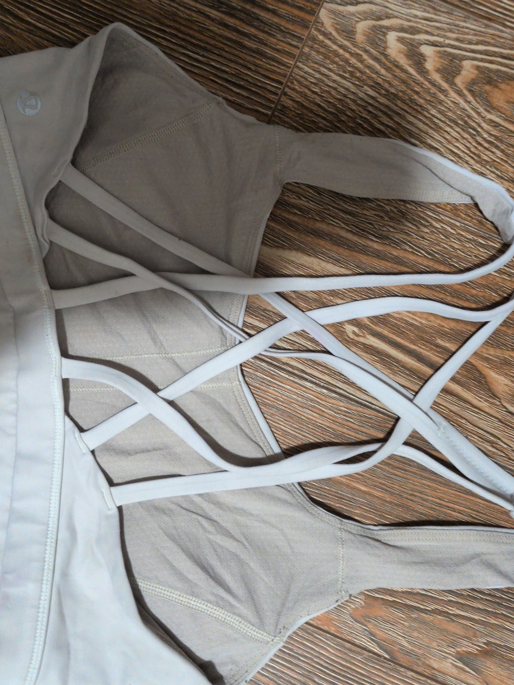 Women's Strappy Back Jumpsuit - Light Gray